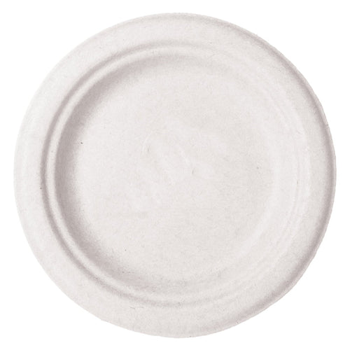 Vegware 6in plate, white molded fiber | 1000/cs