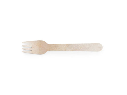 Vegware 6in wooden fork | 1000/cs