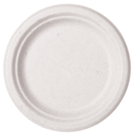 Vegware 7in plate, white molded fiber | 1000/cs