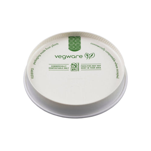 Vegware 89-Series paper hot cup lid | 89V-Series | 1000/cs