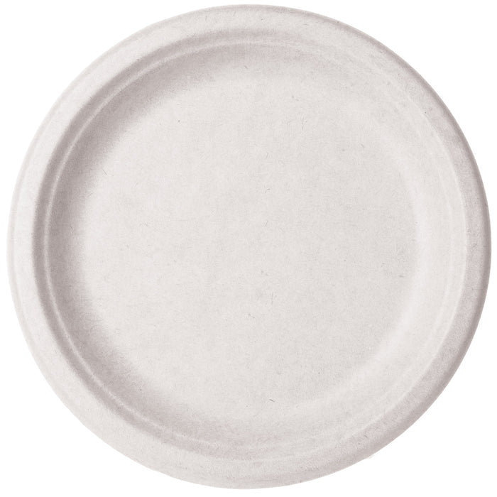 Vegware 9in plate, white molded fiber | 500/cs