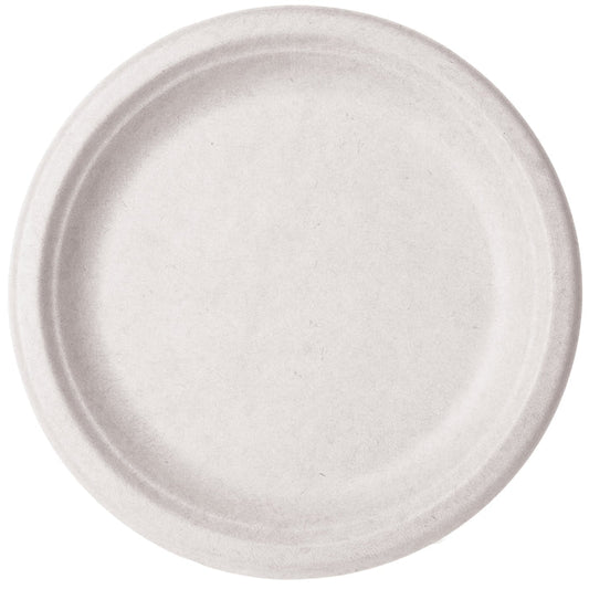 Vegware 9in plate, white molded fiber | 500/cs