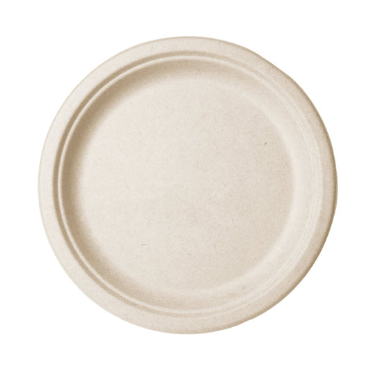 Vegware Nourish 10" Plate, Natural Molded Fiber | 500/cs