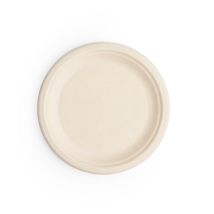 Vegware Nourish 7in Plate, Natural Molded Fiber | 1000/cs