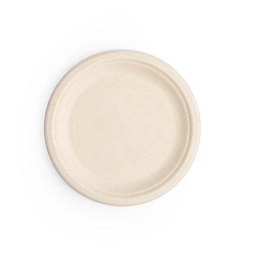 Vegware Nourish 7in Plate, Natural Molded Fiber | 1000/cs