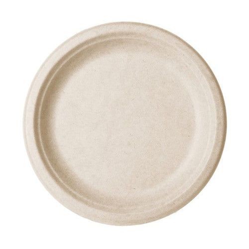 Vegware Nourish 9in Plate, Natural Molded Fiber | 500/cs