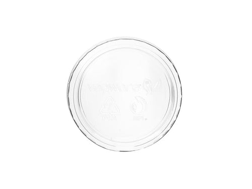 Vegware PLA portion cup lid (fits 2-4oz pots) | 20-Series | 2000/cs