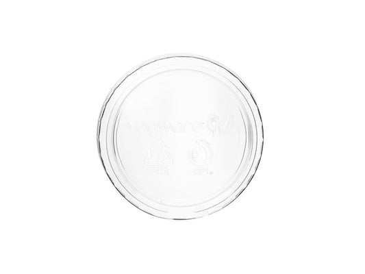 Vegware PLA portion cup lid (fits 2-4oz pots) | 20-Series | 2000/cs