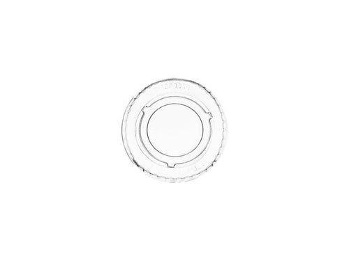 Vegware PLA portion pot lid (fits 0.5/1oz pots) | 10-Series | 5000/cs
