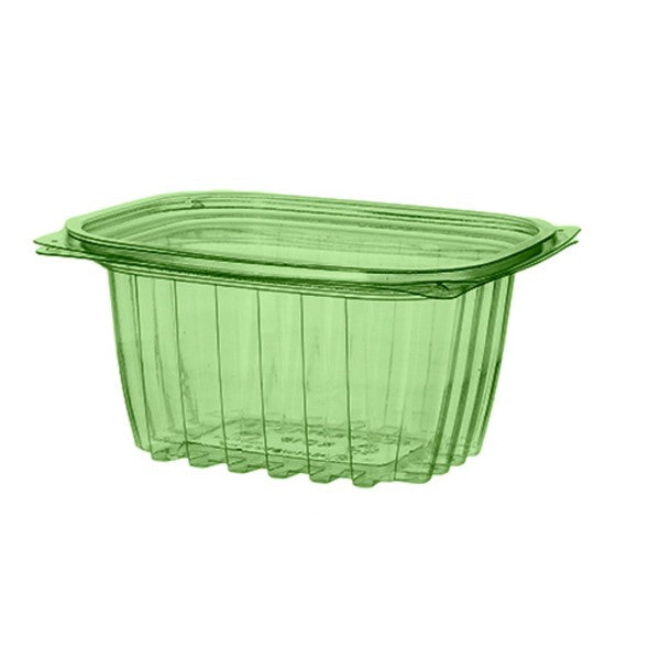 Vegware Veridian™ 16oz PLA two-piece deli container green | 300/cs