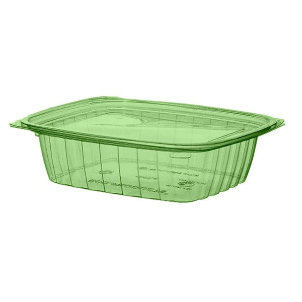 Vegware Veridian™ 24oz PLA two-piece deli container green | 200/cs