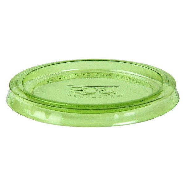 Vegware Veridian™ PLA portion pot lid (fits 2-4oz pots) green | 20-Series | 2000/cs