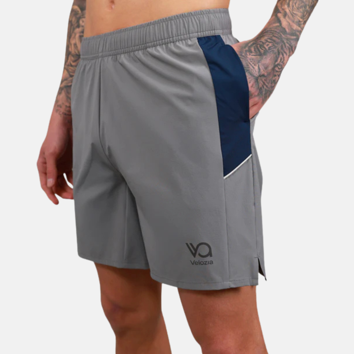 Velozia Evolve Shorts - Grey/Navy