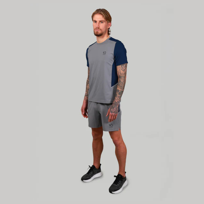 Velozia Evolve Shorts - Grey/Navy