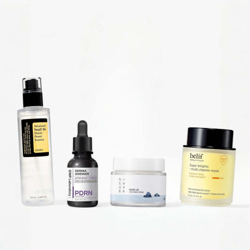 VGLE Beauty Bundle - Glow Routine 4 - Step Set – Skin Care | Korean Skincare Canada - VGLE Beauty