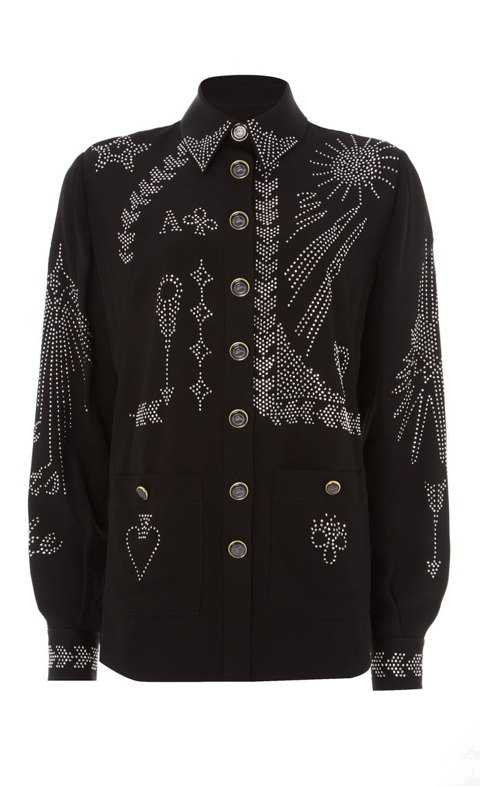 Villanelle Shirt Jacket - Black