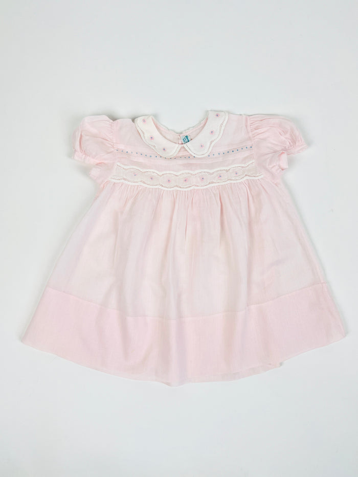 Vintage 1960s Handmade Baby Dress