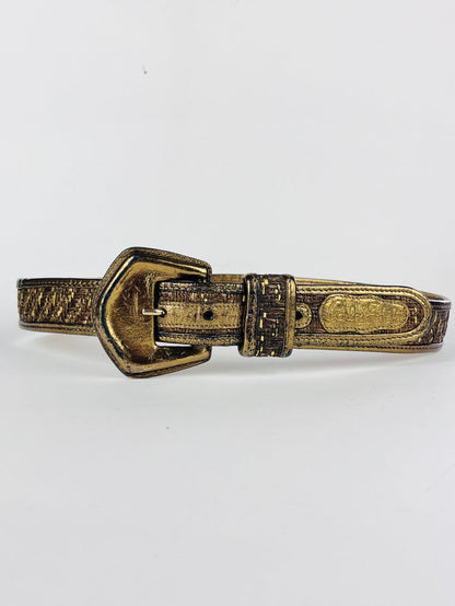 Vintage Carlos Falchi Leather Belt