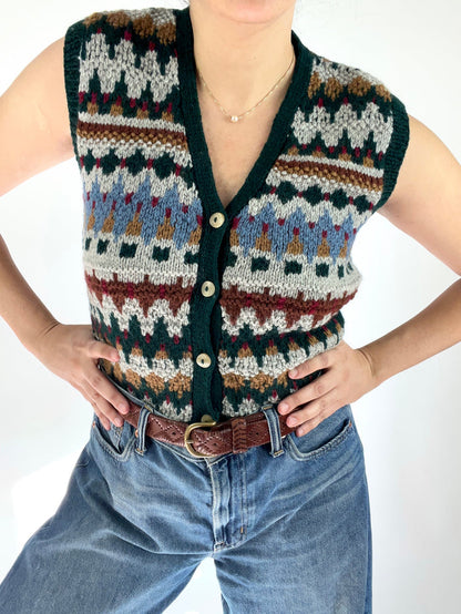 Vintage Wool Sweater Vest