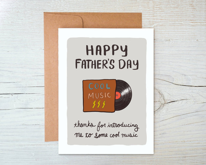 Vinyl Record Father’s Day Card