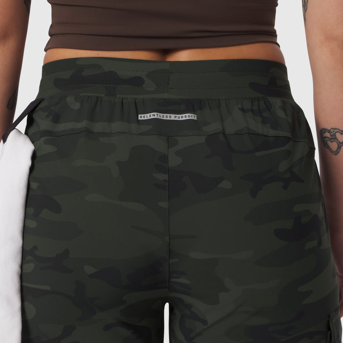 W032. Tetra-Lite® Cargo High Rib Jogger - Dark Camo