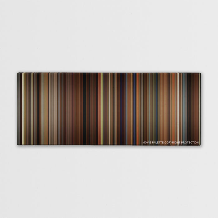 Walk the Line color palette canvas print: thousands of thin vertical stripes of color