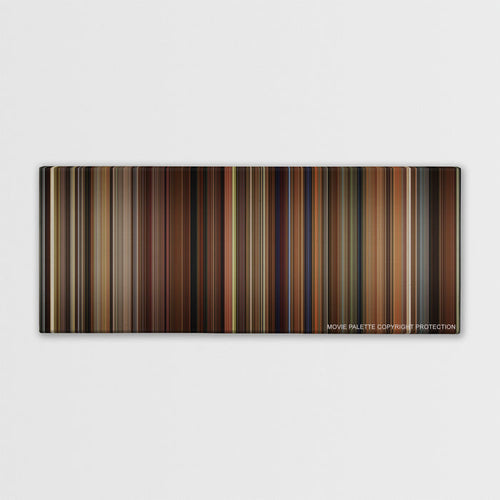 Walk the Line color palette canvas print: thousands of thin vertical stripes of color