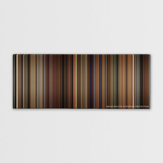 Walk the Line color palette canvas print: thousands of thin vertical stripes of color