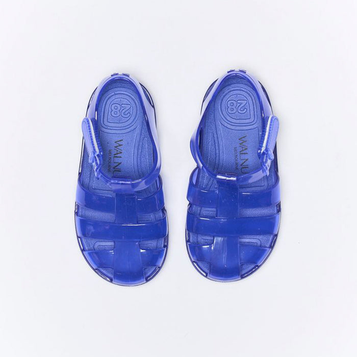 Walnut Frankie Sandals - Cobalt Blue