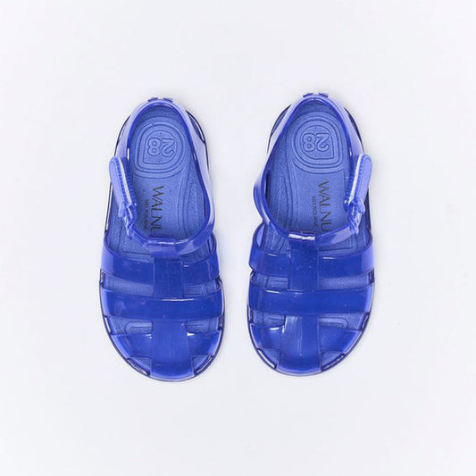 Walnut Frankie Sandals - Cobalt Blue
