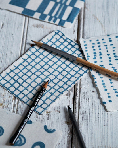 Washi Paper Card - Line Grid (OUT OF STOCK)
