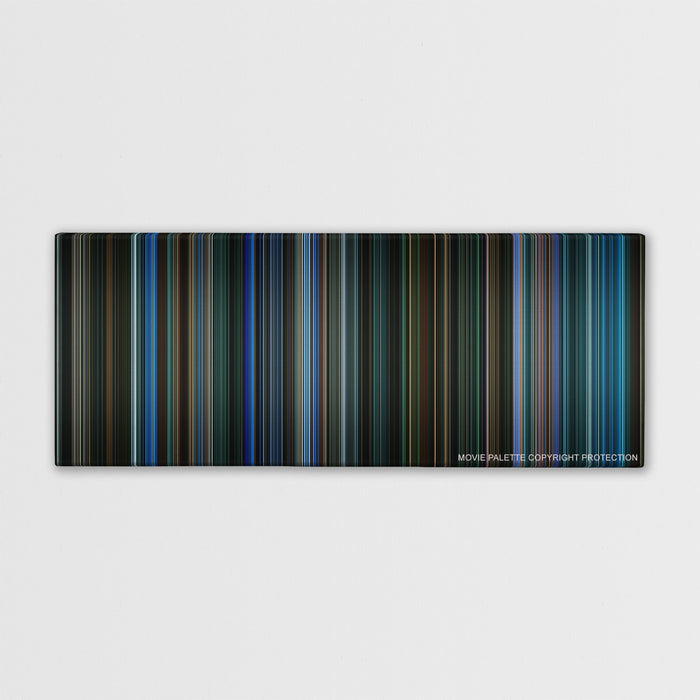 Watchmen color palette canvas print: thousands of thin vertical stripes of color