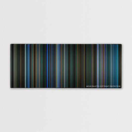 Watchmen color palette canvas print: thousands of thin vertical stripes of color
