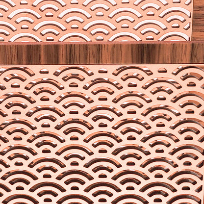Wave-Patterned Vertical Napkin Holder