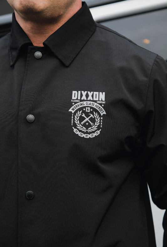 Weld Coaches Jacket - Black/Gray