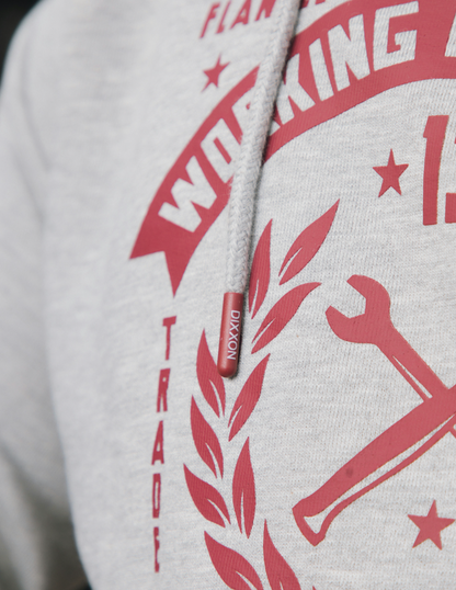 Weld Maroon/Grey Hood