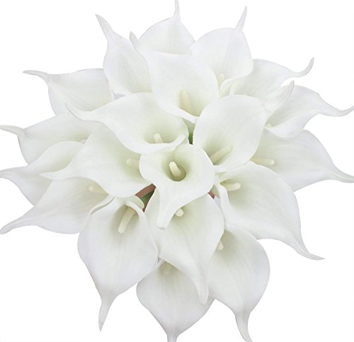 Wholesale Clearance 20pcs Real Touch Calla Lily Bouquets for Stunning Centerpieces
