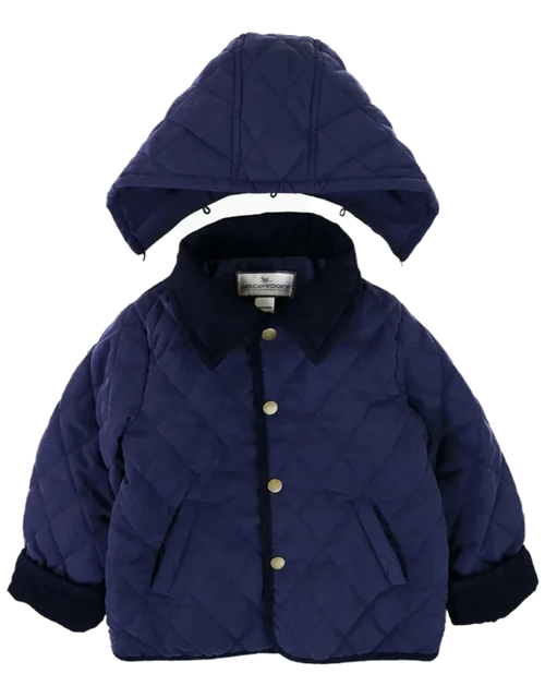 Widgeon Detachable Hood Jacket-Navy
