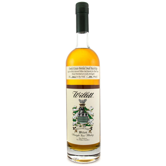 Willett Family Estate Bottled Single-Barrel 3 Year Old Straight Rye Whiskey Rye Whiskey Willett Distillery