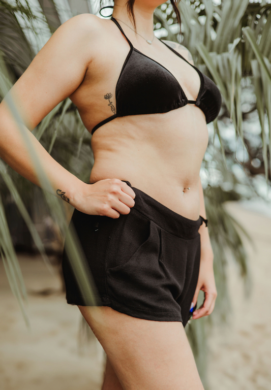 Women's Lounge Shorts - Black