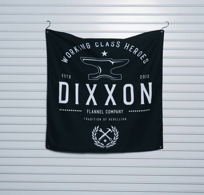 Working Class Heroes Garage Banner- 36"x 36"