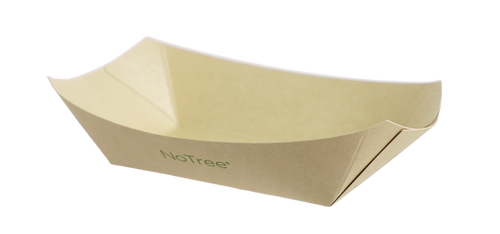 World Centric 1 LB No Tree Boat Tray | 1000/cs