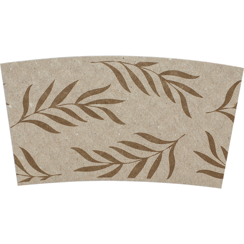 World Centric 10-20 oz Recycled Paper Sleeves   | 89-Series | 1000/cs