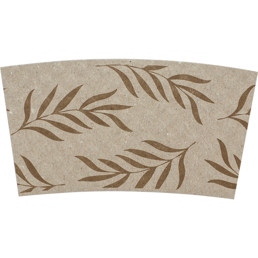World Centric 10-20 oz Recycled Paper Sleeves   | 89-Series | 1000/cs