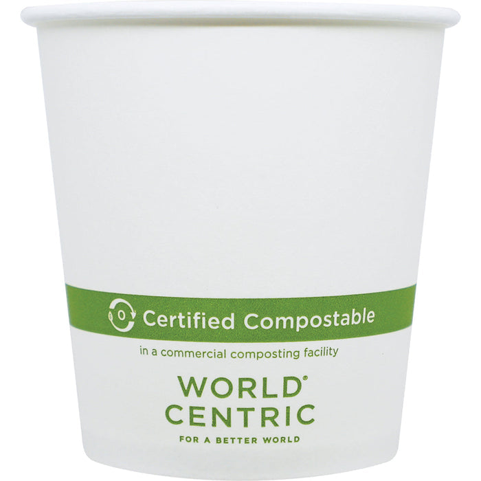 World Centric 10 oz FSC® Paper Hot Cup, White   | 89-Series | 1000/cs