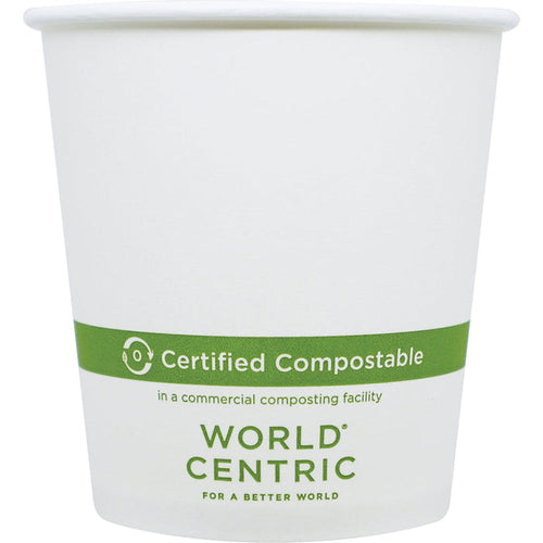 World Centric 10 oz FSC® Paper Hot Cup, White   | 89-Series | 1000/cs