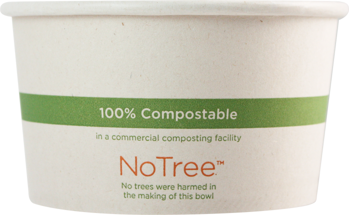 World Centric 12 oz NoTree Paper Bowl   | 155-Series | 500/cs