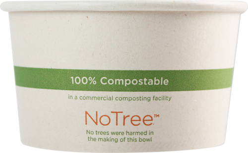 World Centric 12 oz NoTree Paper Bowl   | 155-Series | 500/cs