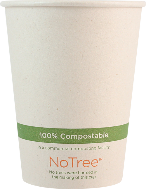 World Centric 12 oz NoTree Paper Hot Cup   | 89-Series | 1000/cs