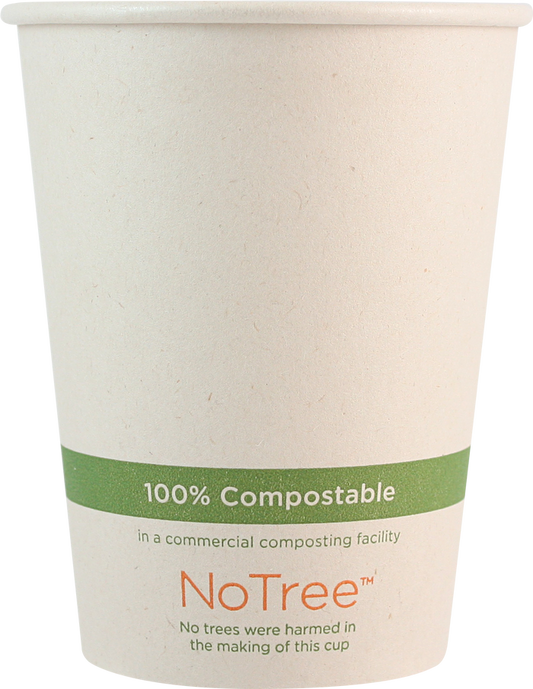 World Centric 12 oz NoTree Paper Hot Cup   | 89-Series | 1000/cs